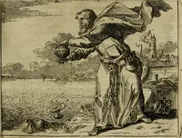 An illustration from Het voorhof der ziele : behangen met leerzaeme prenten en zinnebeelden (1698)