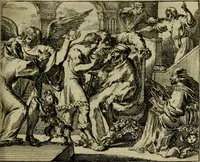 An illustration from Het voorhof der ziele : behangen met leerzaeme prenten en zinnebeelden (1698)