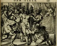 An illustration from Het voorhof der ziele : behangen met leerzaeme prenten en zinnebeelden (1698)