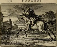 An illustration from Het voorhof der ziele : behangen met leerzaeme prenten en zinnebeelden (1698)