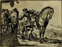 An illustration from Het voorhof der ziele : behangen met leerzaeme prenten en zinnebeelden (1698)