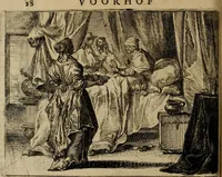 An illustration from Het voorhof der ziele : behangen met leerzaeme prenten en zinnebeelden (1698)