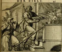 An illustration from Het voorhof der ziele : behangen met leerzaeme prenten en zinnebeelden (1698)