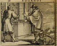An illustration from Het voorhof der ziele : behangen met leerzaeme prenten en zinnebeelden (1698)