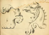 Picture 13 of 22 from Vorlegeblätter zum Zeichnenunterricht in Verzierungen für Volks- und Gewerbschulen (1844), leaf 18
