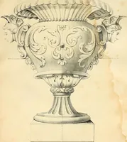 An illustration from Vorlegeblätter zum Zeichnenunterricht in Verzierungen für Volks- und Gewerbschulen (1844)