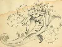 An illustration from Vorlegeblätter zum Zeichnenunterricht in Verzierungen für Volks- und Gewerbschulen (1844)