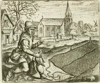 Picture 94 of 128 from Vorstelijcke warande der dieren : waer in de zeden-rijcke philosophie, poëtisch, morael, en historiael, vermakelijck en treffelijck wort voorgestelt : mit exempelen uyt de oude historien, in prose : ende uytleggingen, in rijm verklaert (1682), leaf 195