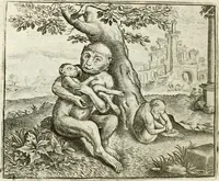 Picture 8 of 128 from Vorstelijcke warande der dieren : waer in de zeden-rijcke philosophie, poëtisch, morael, en historiael, vermakelijck en treffelijck wort voorgestelt : mit exempelen uyt de oude historien, in prose : ende uytleggingen, in rijm verklaert (1682), leaf 23