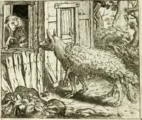 An illustration from Vorstelijcke warande der dieren : waer in de zeden-rijcke philosophie, poëtisch, morael, en historiael, vermakelijck en treffelijck wort voorgestelt : mit exempelen uyt de oude historien, in prose : ende uytleggingen, in rijm verklaert (1682)