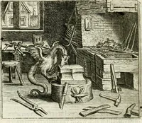 Picture 24 of 128 from Vorstelijcke warande der dieren : waer in de zeden-rijcke philosophie, poëtisch, morael, en historiael, vermakelijck en treffelijck wort voorgestelt : mit exempelen uyt de oude historien, in prose : ende uytleggingen, in rijm verklaert (1682), leaf 55
