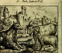 Picture 61 of 128 from Vorstelijcke warande der dieren : waer in de zeden-rijcke philosophie, poëtisch, morael, en historiael, vermakelijck en treffelijck wort voorgestelt : mit exempelen uyt de oude historien, in prose (1682), leaf 129