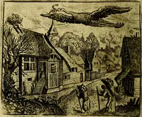 An illustration from Vorstelijcke warande der dieren : waer in de zeden-rijcke philosophie, poëtisch, morael, en historiael, vermakelijck en treffelijck wort voorgestelt : mit exempelen uyt de oude historien, in prose (1682)