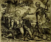 An illustration from Vorstelijcke warande der dieren : waer in de zeden-rijcke philosophie, poëtisch, morael, en historiael, vermakelijck en treffelijck wort voorgestelt : mit exempelen uyt de oude historien, in prose (1682)