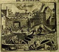 Picture 111 of 128 from Vorstelijcke warande der dieren : waer in de zeden-rijcke philosophie, poëtisch, morael, en historiael, vermakelijck en treffelijck wort voorgestelt : mit exempelen uyt de oude historien, in prose (1682), leaf 229