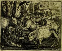 Picture 123 of 128 from Vorstelijcke warande der dieren : waer in de zeden-rijcke philosophie, poëtisch, morael, en historiael, vermakelijck en treffelijck wort voorgestelt : mit exempelen uyt de oude historien, in prose (1682), leaf 253
