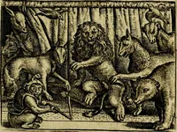 Picture 1 of 128 from Vorstelijcke warande der dieren : waer in de zeden-rijcke philosophie, poëtisch, morael, en historiael, vermakelijck en treffelijck wort voorgestelt : mit exempelen uyt de oude historien, in prose (1682), leaf 4