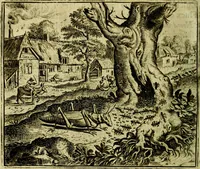 Picture 17 of 128 from Vorstelijcke warande der dieren : waer in de zeden-rijcke philosophie, poëtisch, morael, en historiael, vermakelijck en treffelijck wort voorgestelt : mit exempelen uyt de oude historien, in prose (1682), leaf 41