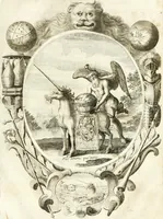 An illustration from Votum unanime Parnassi Salisburgensis deorum judicio et assensu approbatum, dum in celsiss.mum ac rever.mum S.R.I. Principem, Archiepiscopum Salisburgensem &c. &c. electus esset Joannes Ernestus è S.R.I. comitibus de Thun, Episcopus Seccoviensis (1687)