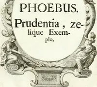 Picture 30 of 45 from Votum unanime Parnassi Salisburgensis deorum judicio et assensu approbatum, dum in celsiss.mum ac rever.mum S.R.I. Principem, Archiepiscopum Salisburgensem &c. &c. electus esset Joannes Ernestus è S.R.I. comitibus de Thun, Episcopus Seccoviensis (1687), leaf 76