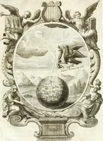 An illustration from Votum unanime Parnassi Salisburgensis deorum judicio et assensu approbatum, dum in celsiss.mum ac rever.mum S.R.I. Principem, Archiepiscopum Salisburgensem &c. &c. electus esset Joannes Ernestus è S.R.I. comitibus de Thun, Episcopus Seccoviensis (1687)