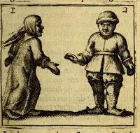 An illustration from Voyage des pais septentrionaux : Dans lequel se void [sic] les moeurs, maniere de vivre, & superstitions des Norweguiens, Lappons, Kiloppes, Borandiens, Syberiens, Samojedes, Zembliens, & Islandois, enrichi de plusieurs figures. (1671)