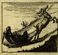 Picture 7 of 10 from Voyage des pais septentrionaux : Dans lequel se void [sic] les moeurs, maniere de vivre, & superstitions des Norweguiens, Lappons, Kiloppes, Borandiens, Syberiens, Samojedes, Zembliens, & Islandois, enrichi de plusieurs figures. (1671), leaf 70