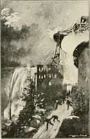 An illustration from A voyage in space; a course of six lectures "adapted to a juvenile auditory" delivered at the Royal Institution at Xmas 1913 (1915)