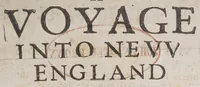 An illustration from A voyage into New England begun in 1623. and ended in 1624. (1628)