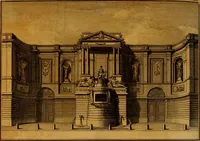 An illustration from Voyage pittoresque de Paris : ou, Indication de tout ce qu'il y a de plus beau dans cette ville, en peinture, sculpture & architecture, par M.D*** (1778)