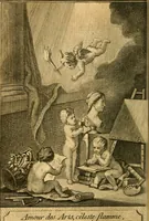 An illustration from Voyage pittoresque de Paris : ou, Indication de tout ce qu'il y a de plus beau dans cette ville, en peinture, sculpture & architecture, par M.D*** (1778)