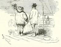 An illustration from Voyages et aventures du capitaine Hatteras : les Anglais au pôle nord -- Le désert de glace (1867)