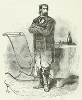 An illustration from Voyages et aventures du capitaine Hatteras : les Anglais au pôle nord -- Le désert de glace (1867)