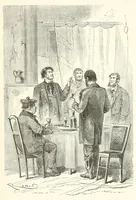 An illustration from Voyages et aventures du capitaine Hatteras : les Anglais au pôle nord -- Le désert de glace (1867)