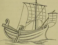 An illustration from The voyage and shipwreck of St. Paul, with dissertations on the life and writings of St. Luke, and the ships and navigation of the ancients (1880)