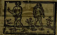 An illustration from The voyages & travels of Sir John Mandevile, Knight, wherein is set down the way to the Holy Land, and to Hierusalem, as also to the lands of the great Caan, and of Prestor John, to Inde, and divers other countries, together with many and strange marvels therein (1684)