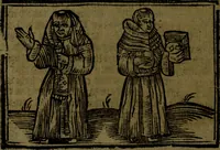 An illustration from The voyages & travels of Sir John Mandevile, Knight, wherein is set down the way to the Holy Land, and to Hierusalem, as also to the lands of the great Caan, and of Prestor John, to Inde, and divers other countries, together with many and strange marvels therein (1684)
