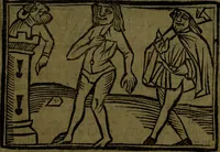 An illustration from The voyages & travels of Sir John Mandevile, Knight, wherein is set down the way to the Holy Land, and to Hierusalem, as also to the lands of the great Caan, and of Prestor John, to Inde, and divers other countries, together with many and strange marvels therein (1684)