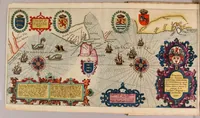 Picture 3 of 33 from Voyagie, ofte schip-vaert, van Ian Huyghen van Linschoten, van by Noorden om langes Noorvvegen de Noortcaep, Laplant, Vinlant, Ruslandt, de VVitte Zee, de custen van candenoes, Svvetenoes, Pitzora ... : VVaer inne seer distinctelicken verbaels-ghewijse beschreven ende aenghewesen wordt, alle t'ghene dat hem op de selve reyse van dach tot dach bejeghent en voorghecomen is ... Anno 1594. en[de] 1595 (1601), leaf 30
