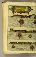 An illustration from Voyagie, ofte schip-vaert, van Ian Huyghen van Linschoten, van by Noorden om langes Noorvvegen de Noortcaep, Laplant, Vinlant, Ruslandt, de VVitte Zee, de custen van candenoes, Svvetenoes, Pitzora ... : VVaer inne seer distinctelicken verbaels-ghewijse beschreven ende aenghewesen wordt, alle t'ghene dat hem op de selve reyse van dach tot dach bejeghent en voorghecomen is ... Anno 1594. en[de] 1595 (1601)
