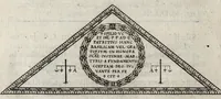 An illustration from Vrbis Patauinae inscriptiones sacrae et prophanae : quibus templorum & altarium exstructiones atq[ue] dedicationes, coenobiorum quoq[ue] aedificia, primorum iuxta ciuium ac recentiorum familię nomina, coniugia, & liberi, magistratus ac honores diuersi : doctorum praeterea omni disciplinarum genere in urbe atq[ue] Gymnasio Patauino clarissimorum, itemq[ue] principum, nobilium & aduenarum, artificum praeterea insignium monumenta (1649)