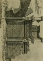 An illustration from Vrbis Romae aedificiorvm illvstrivmqvae svpersvnt reliqviae (1569)