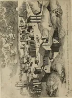 An illustration from Vrbis Romae aedificiorvm illvstrivmqvae svpersvnt reliqviae (1569)