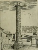 An illustration from Vrbis Romae aedificiorvm illvstrivmqvae svpersvnt reliqviae (1569)