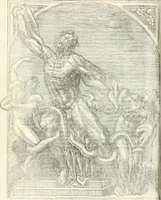 An illustration from Vrbis Romae topographia : nvper ab ipso avctore nonnvllis erroribvs svblatis emandata, addita etiam interpretatione nominum quæ unica litera uel syllaba in antiquis titulis scripta inueniuntur : cvi etiam ab eodem adiectae svnt qvam breuissimæ obseruationes de prænomine, nomine, & cognomine de quibus etsi multi multa scripsere nemo tamen hactenus rei ueritatem attigisse videtur (1544)