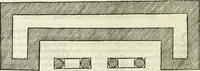 An illustration from Vrbis Romae topographia. Nvper ab ipso avctore nonnvllis erroribvs svblatis emendata. Addita etiam interpretatione Nominum, quae unica Litera, uel Syllaba in antiquis titulis scripta inueniuntur. Cui etiam ab eodem adiectae svnt qvam-breuissimae obseruationes de praenomine, nomine, & cognomine. De quibus etsi multi multa scriptsere, nemo tamen hactenus rei ueritatem attigisse videtur (1544)