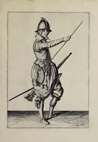 Picture 2 of 15 from Waffenhandlung von der Rören, Musquetten, undt Spiessen : gestalt nach der Ordnung des hochgebornen Fursten vnd Herrn, Herrn Moritzen Printzen zu Oranien ... (1608), leaf 69
