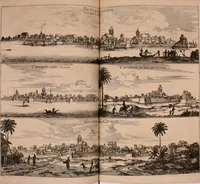Picture 19 of 109 from Wahrhaftige ausführliche beschreibung der berühmten ostindischen kusten Malabar und Coromandel, als auch der insel Zeylon: samt dero angräntzenden und untergehörigen reichen, fürstentühmen, ländern, städten ... so wol auch der merkwürdigsten kriegshändel, belägerungen, feld- und seeschlachten, sonderlich zwischen den Portugesen und Holländern, handel-und kaufmannschaften: durchgehends verzieret mit neuen landkahrten und abbildungen der vornehmsten städte, festungen, trachten, thiere, früchte, &c. so in India selbst nach dem leben gezeichnet, und folgends mit fleiss zu kupfer gebracht: benebst einer umständlichen und gründlichen entdeckung der abgötterey der ost-indischen heyden, Malabaren, Benjanen, Gentiven, Bramines &c. .. (1672), leaf 137