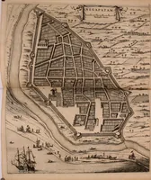 Picture 25 of 109 from Wahrhaftige ausführliche beschreibung der berühmten ostindischen kusten Malabar und Coromandel, als auch der insel Zeylon: samt dero angräntzenden und untergehörigen reichen, fürstentühmen, ländern, städten ... so wol auch der merkwürdigsten kriegshändel, belägerungen, feld- und seeschlachten, sonderlich zwischen den Portugesen und Holländern, handel-und kaufmannschaften: durchgehends verzieret mit neuen landkahrten und abbildungen der vornehmsten städte, festungen, trachten, thiere, früchte, &c. so in India selbst nach dem leben gezeichnet, und folgends mit fleiss zu kupfer gebracht: benebst einer umständlichen und gründlichen entdeckung der abgötterey der ost-indischen heyden, Malabaren, Benjanen, Gentiven, Bramines &c. .. (1672), leaf 183