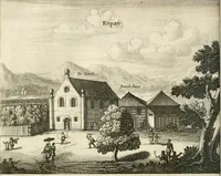 Picture 71 of 109 from Wahrhaftige ausführliche beschreibung der berühmten ostindischen kusten Malabar und Coromandel, als auch der insel Zeylon: samt dero angräntzenden und untergehörigen reichen, fürstentühmen, ländern, städten ... so wol auch der merkwürdigsten kriegshändel, belägerungen, feld- und seeschlachten, sonderlich zwischen den Portugesen und Holländern, handel-und kaufmannschaften: durchgehends verzieret mit neuen landkahrten und abbildungen der vornehmsten städte, festungen, trachten, thiere, früchte, &c. so in India selbst nach dem leben gezeichnet, und folgends mit fleiss zu kupfer gebracht: benebst einer umständlichen und gründlichen entdeckung der abgötterey der ost-indischen heyden, Malabaren, Benjanen, Gentiven, Bramines &c. .. (1672), leaf 467